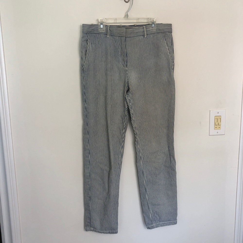 GAP Striped Straight Pants Size 4